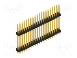 Connector: pin strips; pin header; male; PIN: 46; 2.54mm; THT; 2x23