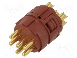 Connector: M23; PIN: 6; 6pin; soldering; 150V; 18A; Series: EPIC