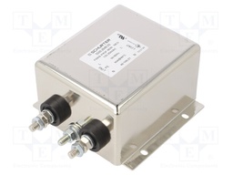 Filter: anti-interference; 250VAC; Ioper.max: 60A; Leads: M6 screw