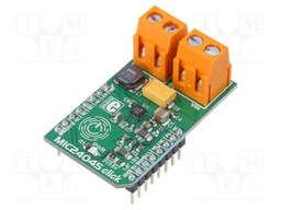 Click board; voltage regulator; GPIO,I2C; MIC24045; 3.3/5VDC
