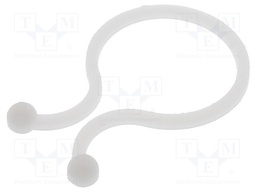 Cable clips; 25.4mm; polyamide; natural