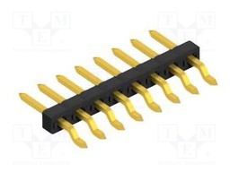 Connector: pin strips; pin header; male; PIN: 8; 2mm; SMT; 1x8; 100V