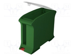 Enclosure: for DIN rail mounting; ABS