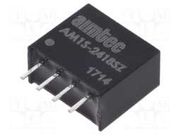 Converter: DC/DC; 1W; Uin: 21.6÷26.4V; 18VDC; Iout: 56mA; SIP4; 1.8g