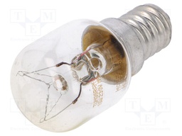 Filament lamp: miniature; 230VAC; 15W; E14; Ø25mm; L: 55mm; 2290K