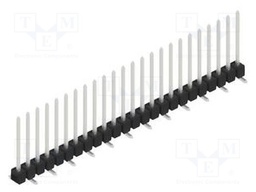 Connector: pin strips; pin header; male; PIN: 24; 2.54mm; SMT; 1x24