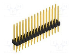 Connector: pin strips; pin header; male; PIN: 30; 2.54mm; THT; 2x15