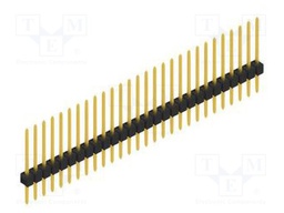 Connector: pin strips; pin header; male; PIN: 28; 2.54mm; THT; 1x28