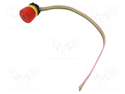 Switch: emergency stop; Stabl.pos: 2; NC + NO; 5A/250VAC; 5A/24VDC