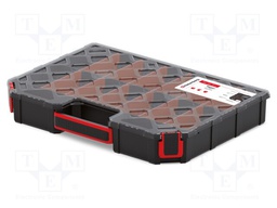 Container: collective; with partitions; black; TAGER CARBO; low