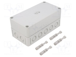 Enclosure: multipurpose; X: 94mm; Y: 180mm; Z: 81mm; TK PC; grey; IP66