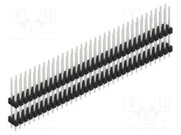Connector: pin strips; pin header; male; PIN: 68; 2.54mm; THT; 2x34