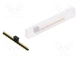 Connector: pin strips; pin header; male; PIN: 23; 2.54mm; SMT; 1x23