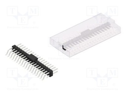 Connector: pin strips; pin header; male; PIN: 36; 2.54mm; SMT; 2x18