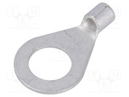 Ring terminal; M10; 4÷6mm2; crimped; for cable; non-insulated