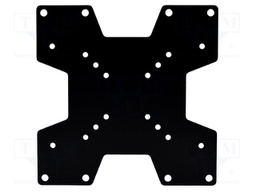VESA adapter; black; steel
