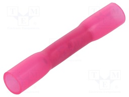 Butt splice; in heat-shrinkable insulation; copper; 0.25÷1.5mm2