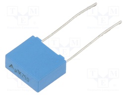 Capacitor: polyester; 100nF; 160VAC; 250VDC; Pitch: 7.5mm; ±10%