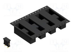 Connector: pin strips; pin header; male; PIN: 4; 2.54mm; SMT; 1x4