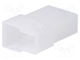 Terminals cover; male; for push-on 6.3mm connectors with lock