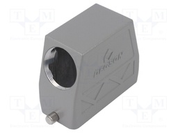 Enclosure: for HDC connectors; size D16B; for cable; for latch