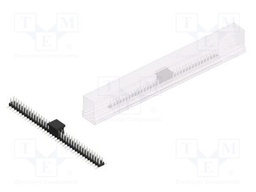 Connector: pin strips; pin header; male; PIN: 72; 2mm; SMT; 2x36