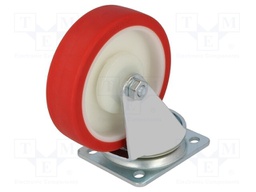 Transport wheel; Ø: 125mm; W: 30mm; H: 155mm; torsional; 250kg
