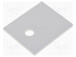 Heat transfer pad: ceramic; TO218,TO247; L: 21mm; W: 25mm; D: 1.5mm