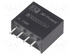 Converter: DC/DC; 1W; Uin: 3.3V; 3.3VDC; Iout: 300mA; SIP; 1.4g; OUT: 1