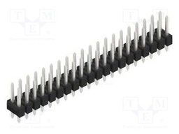 Connector: pin strips; pin header; male; PIN: 40; 2.54mm; THT; 2x20