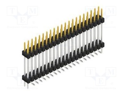 Connector: pin strips; pin header; male; PIN: 42; 2.54mm; SMT; 2x21