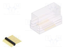 Connector: pin strips; pin header; male; PIN: 10; 1.27mm; SMT; 1x10