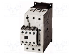 Contactor: 3-pole; NO x3; Auxiliary contacts: NC x2,NO x2; 24VDC