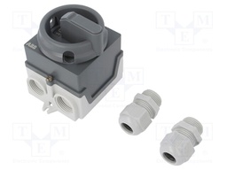 Switch: cam switch; Stabl.pos: 2; 20A; I-0; Mounting: in housing