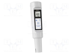 Meter: water conductivity; LCD 1"; Temp: 0÷60°C; Accur: ±0.8°C