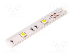 LED tape; white warm; LED/m: 30; SMD; 5050; 12V; W: 14.36mm; 120°