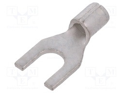 Fork terminal; M4; 1.5÷2.5mm2; crimped; for cable; non-insulated