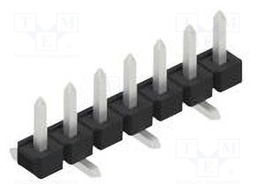Connector: pin strips; pin header; male; PIN: 7; 2.54mm; SMT; 1x7