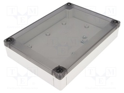 Enclosure: multipurpose; X: 130mm; Y: 180mm; Z: 35mm; MNX; grey; IK08