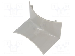 Inside corner; Colour: grey; Mat: ABS; UL94HB; Application: RD-60
