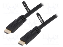 Cable; HDMI 1.4; HDMI plug,both sides; 30m; black