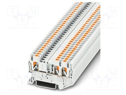Splice terminal: rail; PT; 24A; 800V; push-in; PA; L: 35.3mm; W: 5.2mm