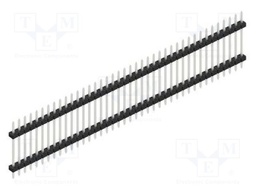 Connector: pin strips; pin header; male; PIN: 40; 2mm; THT; 1x40