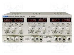 Power supply: laboratory; linear,multi-channel; Channels: 3; 0÷3A
