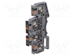 Splice terminal: rail; DSKK; for DIN rail mounting; spring clamp