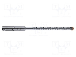 Drill bit; for concrete; Ø: 16mm; L: 260mm; steel; cemented carbide