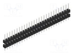 Connector: pin strips; pin header; male; PIN: 27; 2.54mm; THT; 1x27
