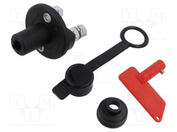 Switch: key switch; Switch.method: OFF-ON; Contacts: SPST; IP43