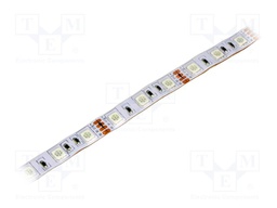 LED tape; RGB; LED/m: 60; SMD; 5060; 12V; W: 10mm; 120°; in jacket