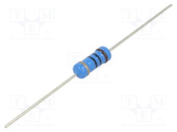 Resistor: metal film; THT; 10Ω; 1W; ±5%; Ø5x12mm; axial